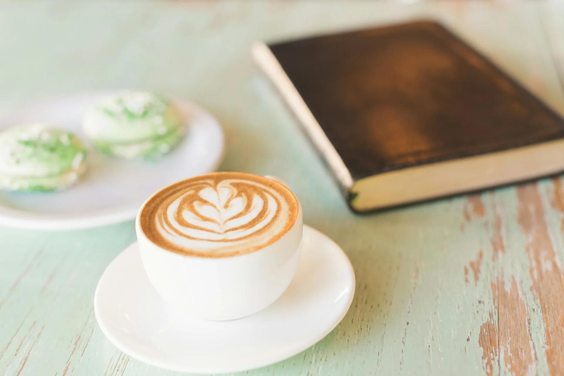 Image of cup and book